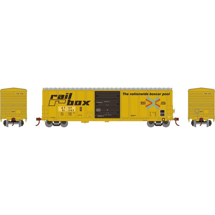 Athearn RTR 1365 HO Scale PS 5277 Boxcar Santa Fe (Ex-Railbox) ATSF 51363 Primed for Grime