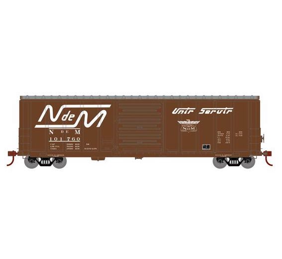 Athearn RTR 1374 HO Scale PS 5277 Boxcar Nacionales de México NdeM 101760