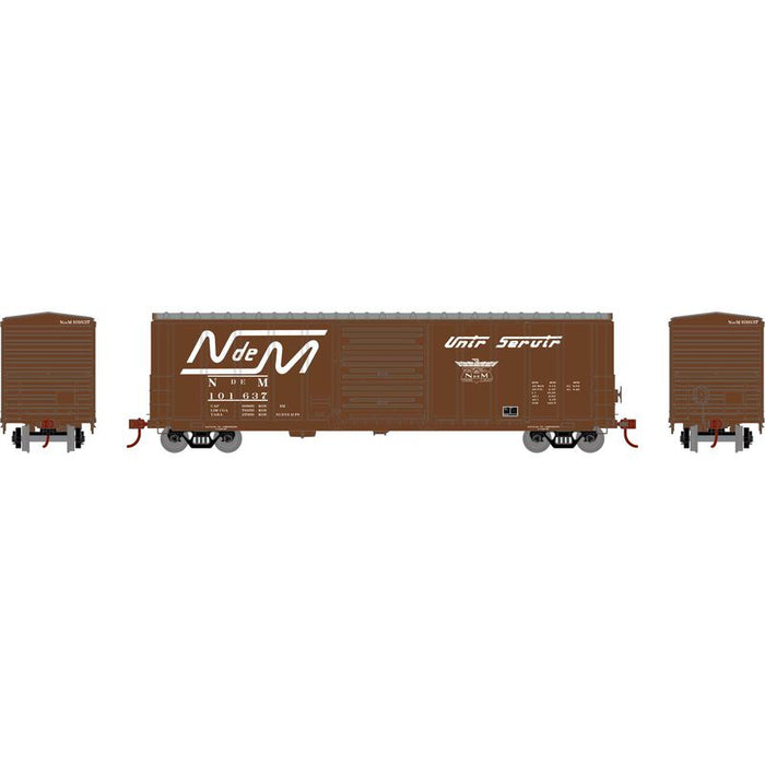 Athearn RTR 1375 HO Scale PS 5277 Boxcar Nacionales de México NdeM 101637