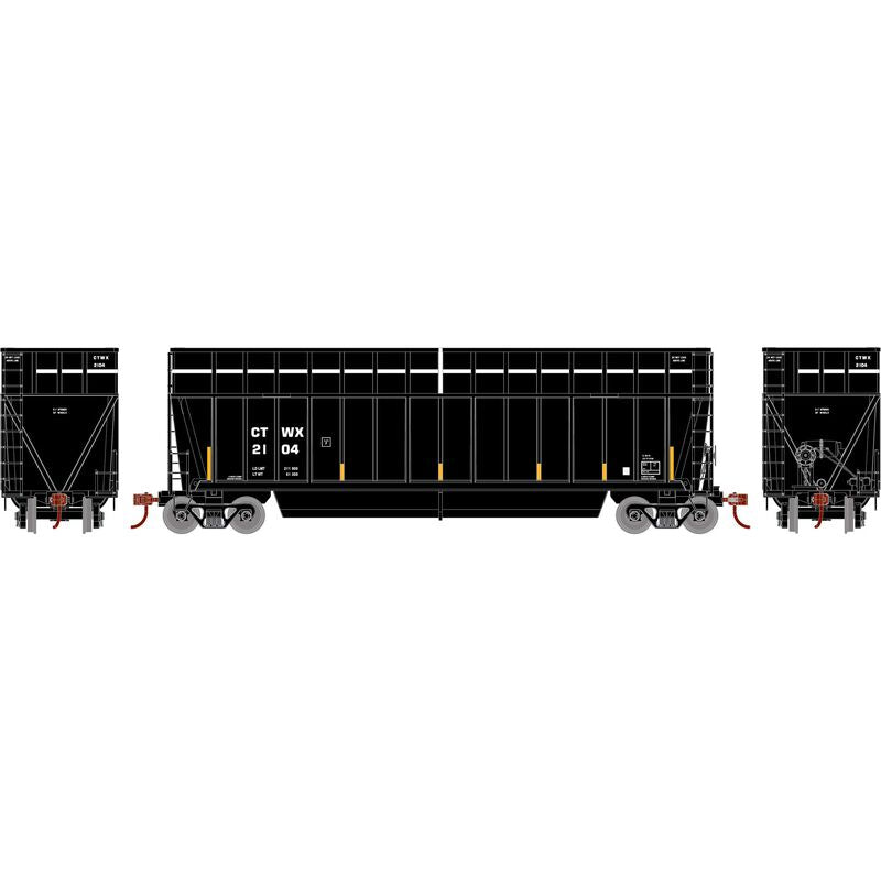 Athearn RTR 1380 HO Scale Bathtub Gondola w/Extended Side Conshohocken Rail CTWX 2104