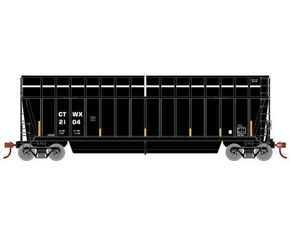 Athearn RTR 1380 HO Scale Bathtub Gondola w/Extended Side Conshohocken Rail CTWX 2104