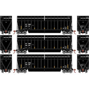 Athearn RTR 1381 HO Scale Bathtub Gondola w/Extended Side Conshohocken Rail CTWX 3-Pack #1