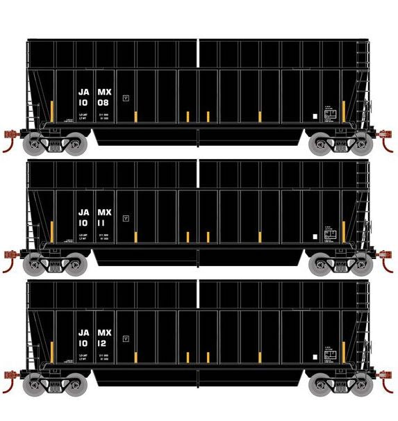 Athearn RTR 1384 HO Scale Bathtub Gondola w/Extended Side CWPM LLC JAMX 3-Pack #1