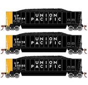 Athearn RTR 1388 HO Scale Bathtub Gondola w/Load Union Pacific UP 3-Pack #2