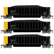 Athearn RTR 1389 HO Scale Bathtub Gondola w/Load Salt River SPRX 3-Pack #2