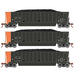 Athearn RTR 1395 HO Scale Bathtub Gondola w/Load Utility Fuels UFIX 3-Pack #2 Primed for Grime