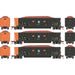 Athearn RTR 1398 HO Scale Bathtub Gondola w/Load David J Joseph DJJX 3-Pack #1 Primed for Grime