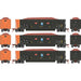 Athearn RTR 1400 HO Scale Bathtub Gondola w/Load David J Joseph DJJX 3-Pack #2 Primed for Grime