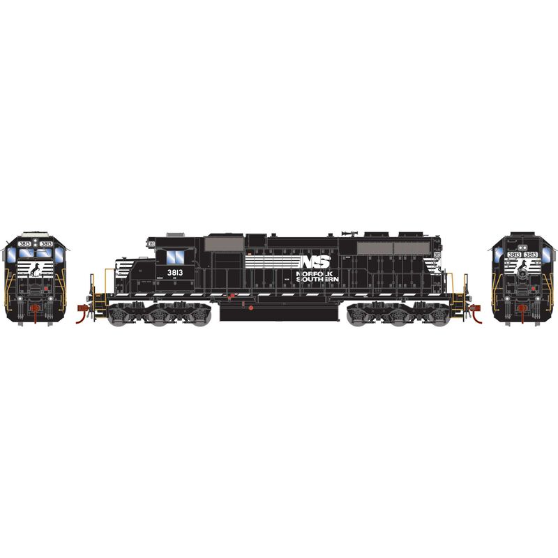 Athearn RTR 1433 HO Scale EMD SD38 Norfolk Southern NS 3813 DC