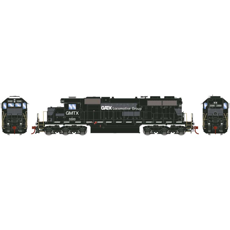 Athearn RTR 1434 HO Scale EMD SD38 GATX GMTX 3300 DC Prime for Grime