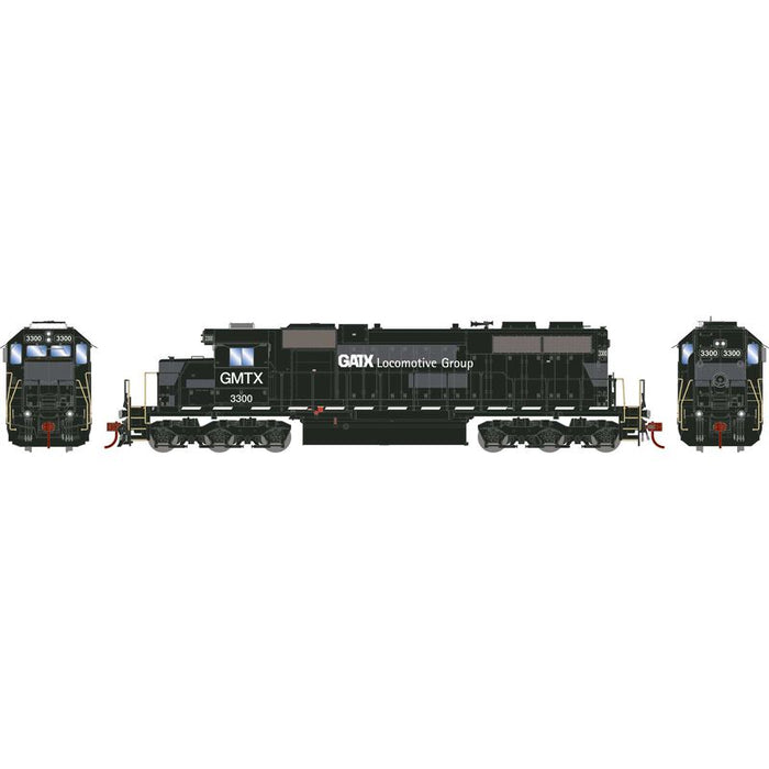 Athearn RTR 1434 HO Scale EMD SD38 GATX GMTX 3300 DC Prime for Grime