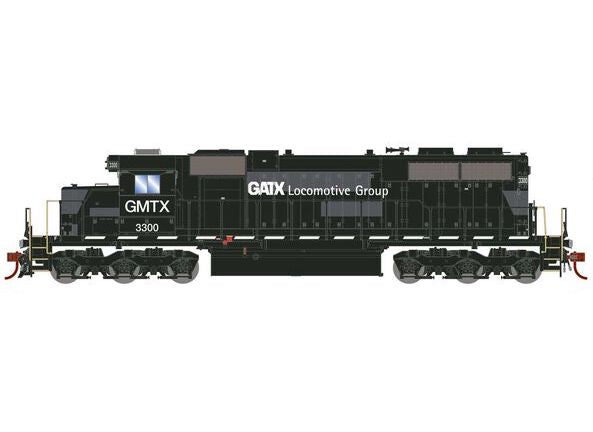 Athearn RTR 1434 HO Scale EMD SD38 GATX GMTX 3300 DC Prime for Grime