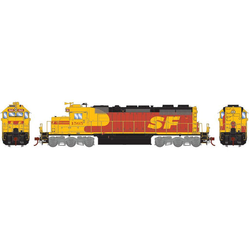 Athearn RTR 1454 HO Scale EMD SD39 Santa Fe ATSF 1565 DCC/Sound