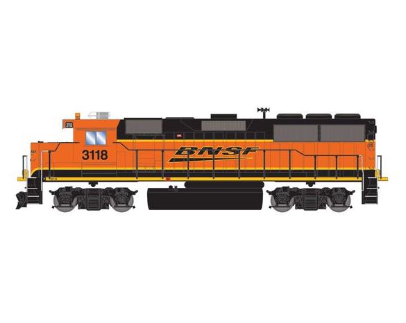 Athearn RTR 1501 HO Scale EMD GP50 BNSF 3118 DC