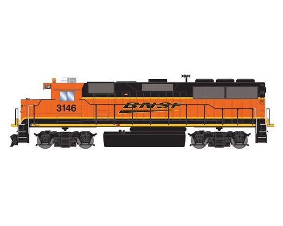 Athearn RTR 1502 HO Scale EMD GP50 BNSF 3146 DC