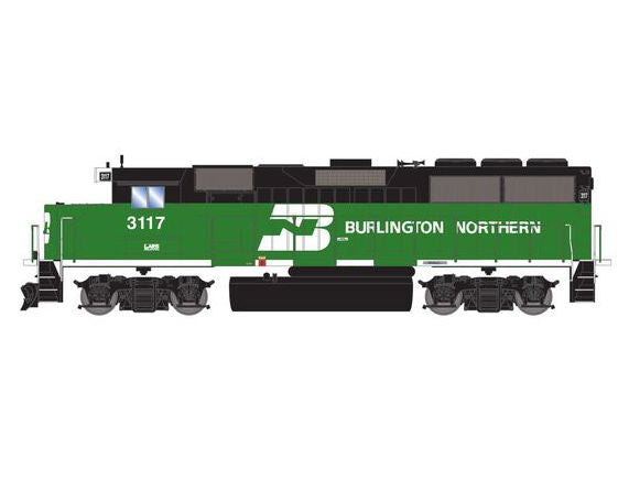 Athearn RTR 1506 HO Scale EMD GP50 Burlington Northern BN 3117 DC