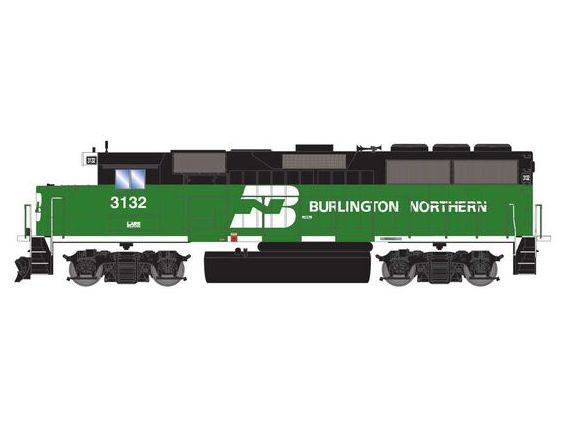 Athearn RTR 1507 HO Scale EMD GP50 Burlington Northern BN 3132 DC