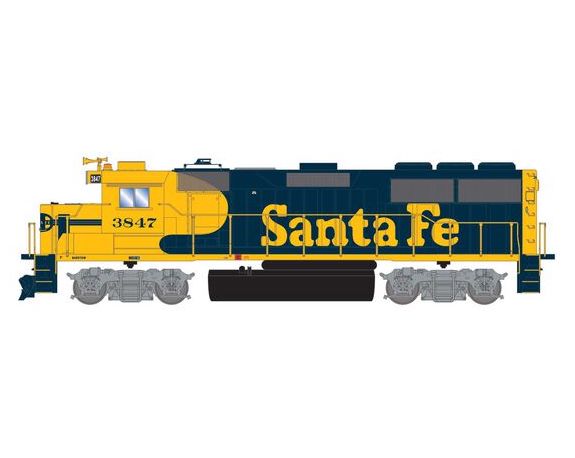 Athearn RTR 1521 HO Scale EMD GP50 Santa Fe ATSF 3847 DCC/Sound