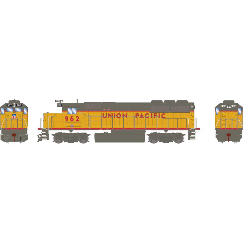 Athearn RTR 1530 HO Scale EMD GP50 Union Pacific UP 962 DCC/Sound