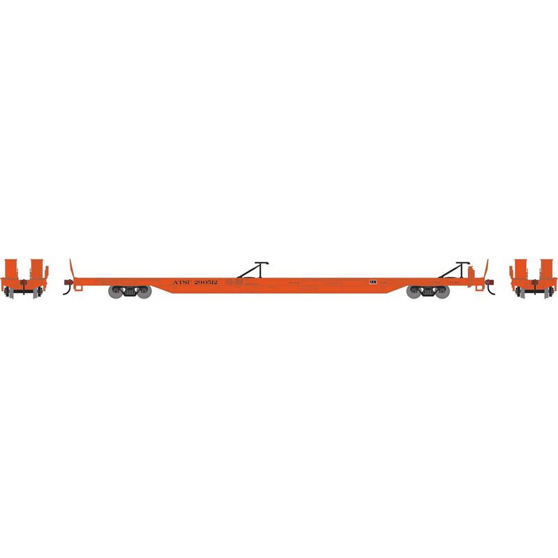 Athearn RTR 1537 HO Scale 85' TOFC Flatcar Santa Fe ATSF 290512