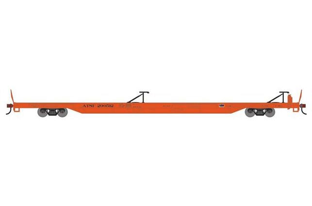 Athearn RTR 1537 HO Scale 85' TOFC Flatcar Santa Fe ATSF 290512