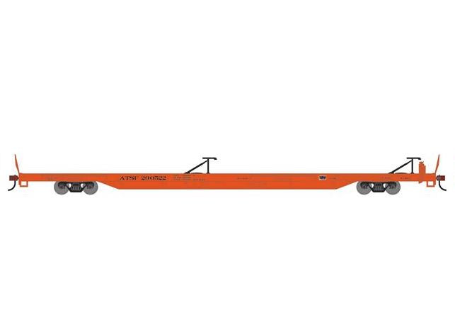 Athearn RTR 1538 HO Scale 85' TOFC Flatcar Santa Fe ATSF 290522