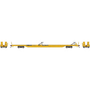 Athearn RTR 1539 HO Scale 85' TOFC Flatcar Trailer Train TTX 474605 (Yellow)