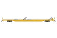 Athearn RTR 1539 HO Scale 85' TOFC Flatcar Trailer Train TTX 474605 (Yellow)