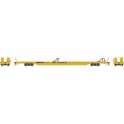 Athearn RTR 1540 HO Scale 85' TOFC Flatcar Trailer Train TTX 474653 (Yellow)