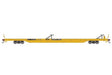 Athearn RTR 1541 HO Scale 85' TOFC Flatcar Trailer Train TTX 474677 (Yellow)