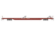 Athearn RTR 1544 HO Scale 85' TOFC Flatcar Trailer Train TTX 473659 (Brown)