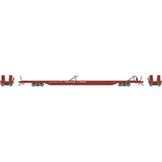 Athearn RTR 1544 HO Scale 85' TOFC Flatcar Trailer Train TTX 473659 (Brown)