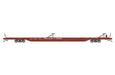 Athearn RTR 1544 HO Scale 85' TOFC Flatcar Trailer Train TTX 473659 (Brown)