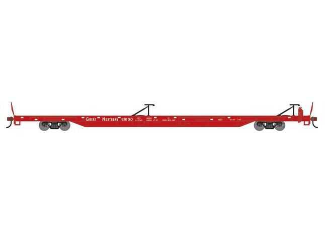 Athearn RTR 1545 HO Scale 85' TOFC Flatcar Great Northern GN 61000