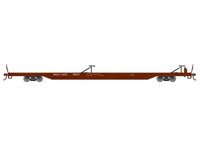 Athearn RTR 1551 HO Scale 85' TOFC Flatcar SOO Line 5577