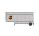 Athearn RTR 1557 HO Scale 28' Parcel Trailer UPS Shield 292742
