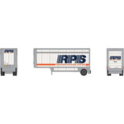 Athearn RTR 1566 HO Scale 28' Parcel Trailer Roadway Package System RPS 39085