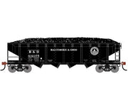 Athearn RTR 1572 HO Scale 40' 4-Bay Offset Hopper W/Load Baltimore & Ohio B&O 432375
