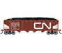 Athearn RTR 1575 HO Scale 40' 4-Bay Offset Hopper W/Load Canadian National CN 330100