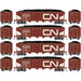 Athearn RTR 1576 HO Scale 40' 4-Bay Offset Hopper W/Load Canadian National CN 4-Pack #1