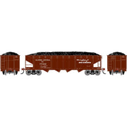 Athearn RTR 1581 HO Scale 40' 4-Bay Offset Hopper W/Load Illinois Central IC 75422