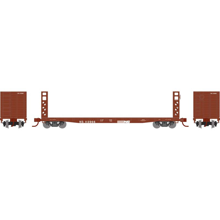 Athearn RTR 1588 N Scale 53' GSC Bulkhead Flatcar Norfolk Southern NS 113966