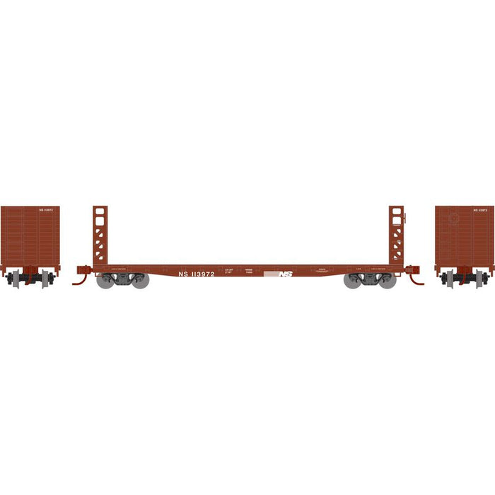 Athearn RTR 1589 N Scale 53' GSC Bulkhead Flatcar Norfolk Southern NS 113972