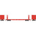 Athearn RTR 1592 N Scale 53' GSC Bulkhead Flatcar Burlington CB&Q 95208