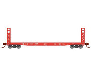 Athearn RTR 1593 N Scale 53' GSC Bulkhead Flatcar Burlington CB&Q 95229