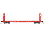 Athearn RTR 1593 N Scale 53' GSC Bulkhead Flatcar Burlington CB&Q 95229