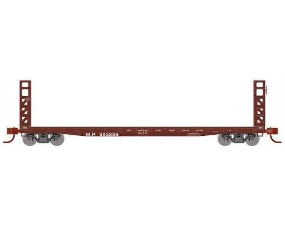 Athearn RTR 1594 N Scale 53' GSC Bulkhead Flatcar Missouri Pacific MP 823228