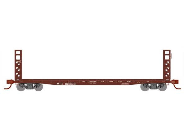 Athearn RTR 1595 N Scale 53' GSC Bulkhead Flatcar Missouri Pacific MP 823231