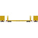 Athearn RTR 1597 N Scale 53' GSC Bulkhead Flatcar St. Louis–San Francisco SLSF 5669