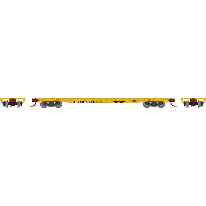 Athearn RTR 1598 N Scale 53' GSC Flatcar Trailer Train DTTX 110084